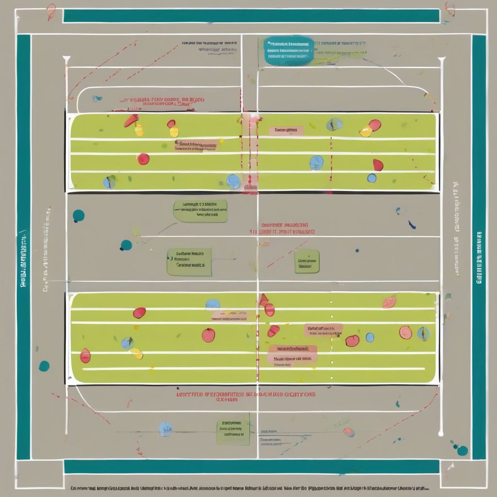 Pickleball Court Layout